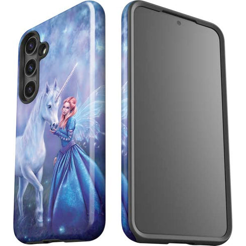 Rhiannon Fairy and Unicorn by Rachel Anderson Galaxy S24 Plus Impact Case